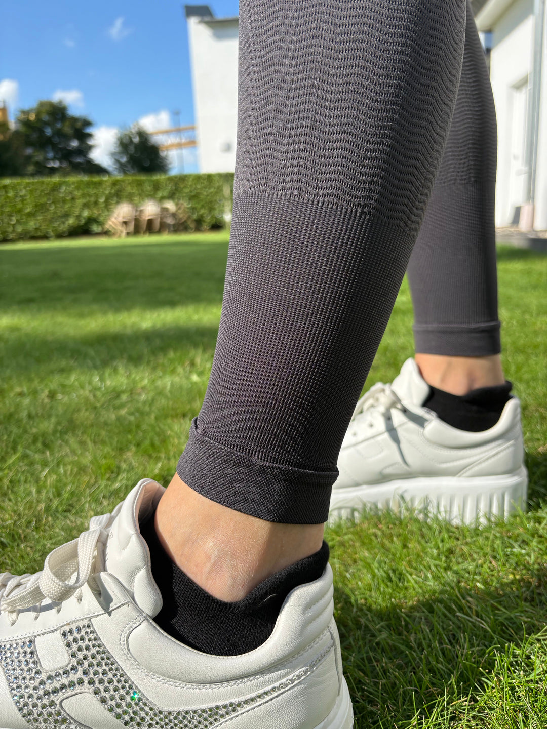 Silber Welle Kompressions Leggings 55-150KG Gewicht Klasse 1