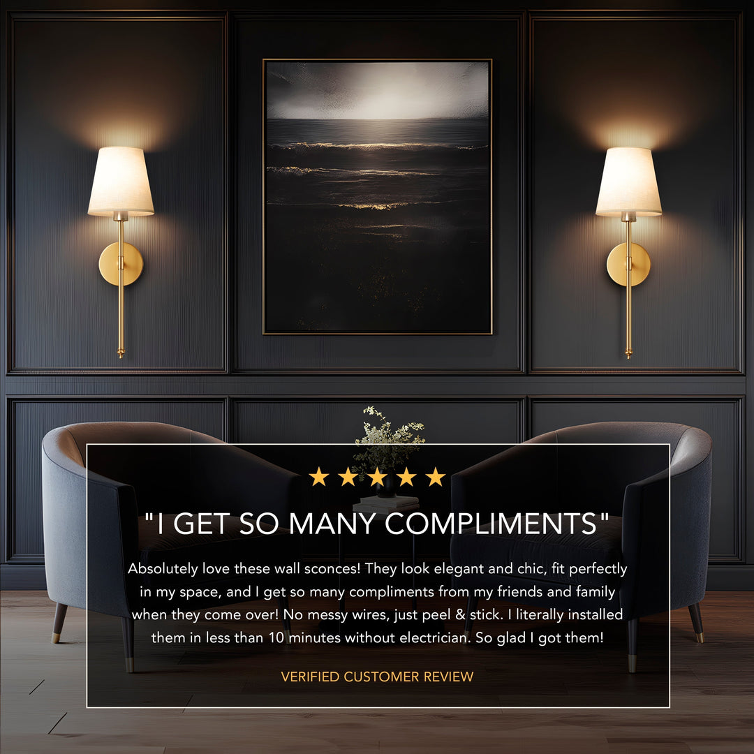 Kabellose Wandleuchten (2er-Set)