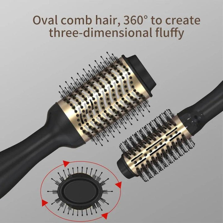 Drehbare Haartrockner-Bürste | 2-in-1 Styling & Volumen | 360° Rotation & Ionentechnologie