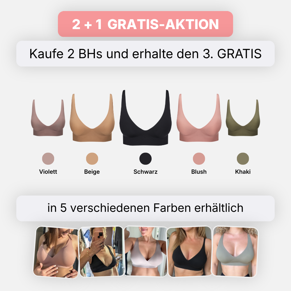Aurelia™ Nahtloser Komfort-BH für Perfekten Sitz und Halt