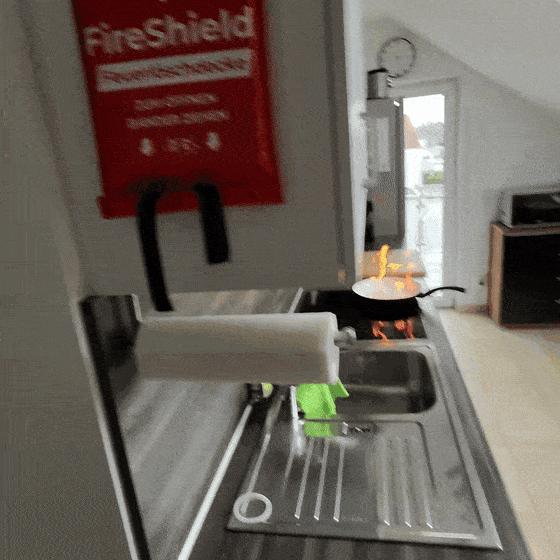 FeuerSchutz™ Notfall-Löschdecke