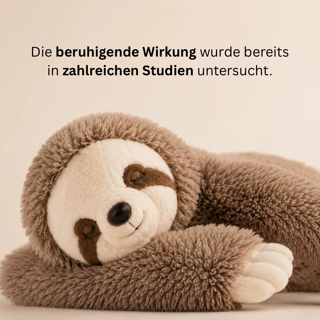 KuschelRuhe™ Gewichtetes Faultier-Kuscheltier