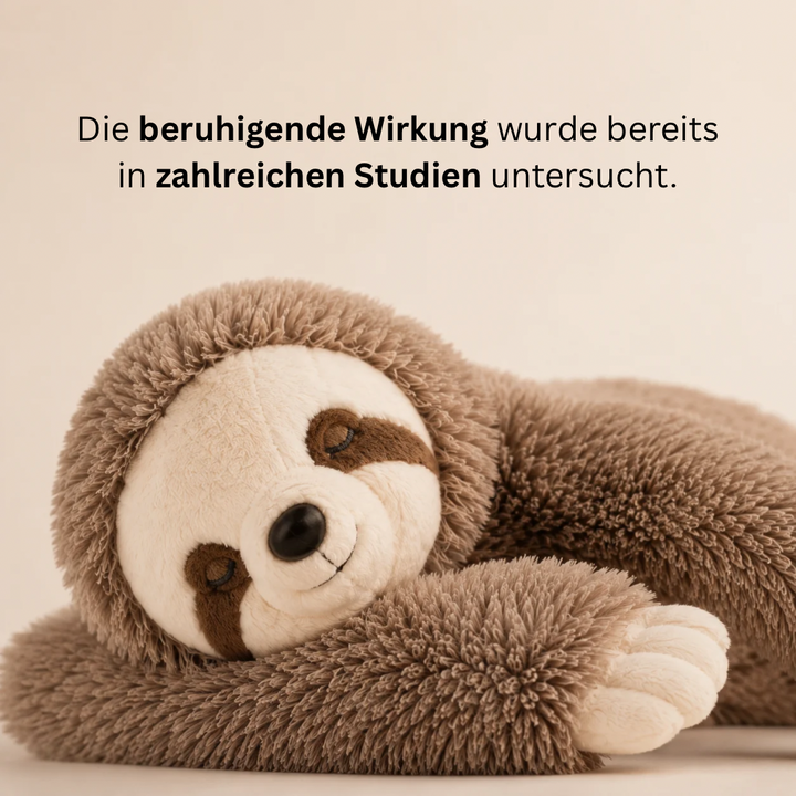 KuschelRuhe™ Gewichtetes Faultier-Kuscheltier
