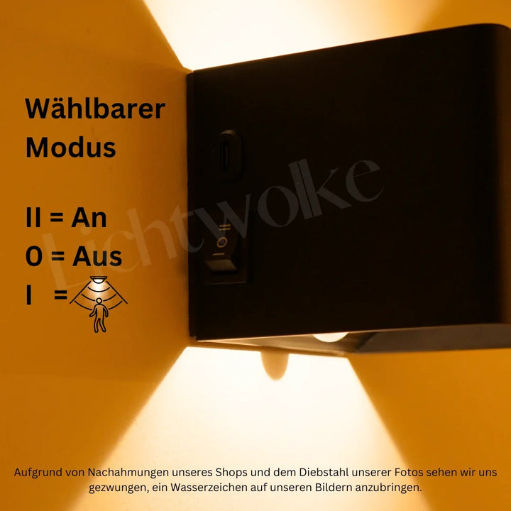 AuraGlow™ Magnetische LED-Wandleuchte
