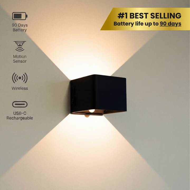 LichtWürfel™ Kabellose LED-Wandleuchte