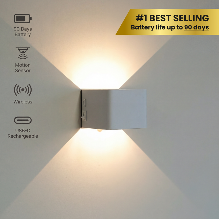 LichtWürfel™ Kabellose LED-Wandleuchte