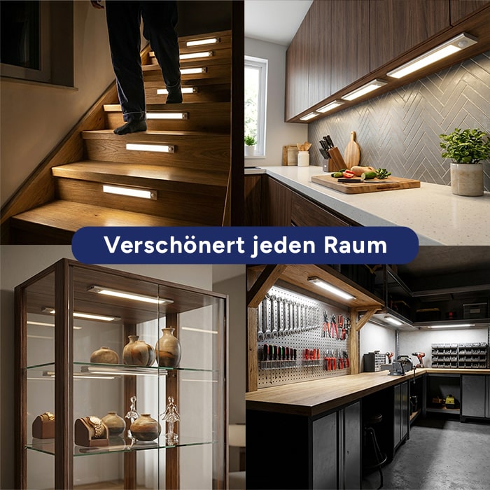 LichtWacht™ Magnetische Lampe mit Bewegungssensor