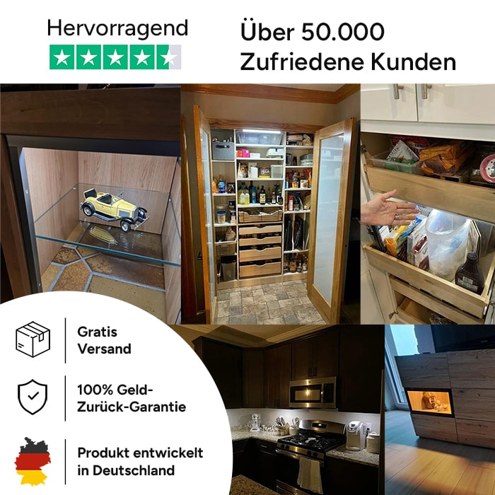 LichtWacht™ Magnetische Lampe mit Bewegungssensor
