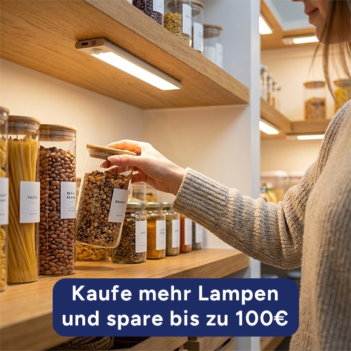 LichtWacht™ Magnetische Lampe mit Bewegungssensor