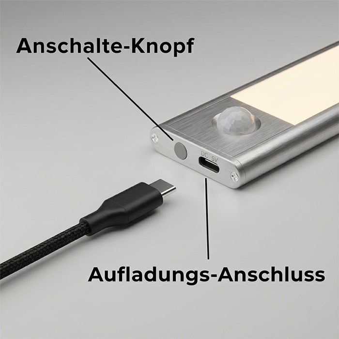 LichtWacht™ Magnetische Lampe mit Bewegungssensor