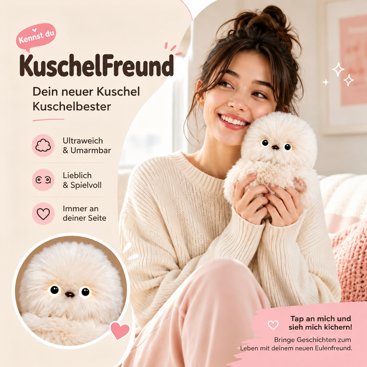 KuschelFreund™ Interaktives KI-Plüschtier mit Sprachfunktion