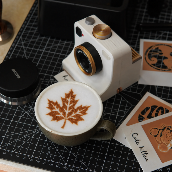 KaffeeKunst™ Kreativer Latte-Art-Schablonendrucker