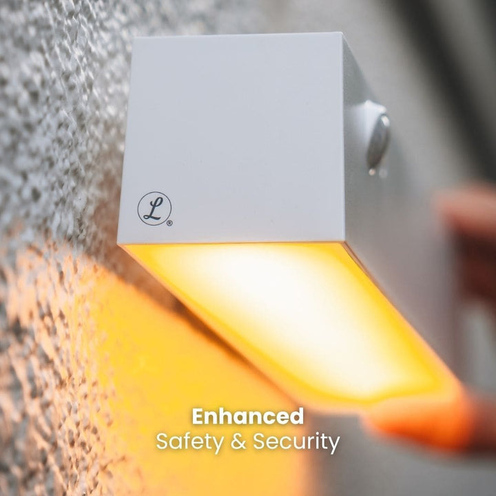 SolaBeam™ Moderne Solar-Wandleuchte mit Bewegungsmelder