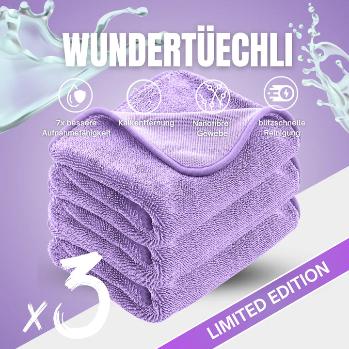 WipeLuxe™ – Hochsaugfähiges Tuch für streifenfreie Sauberkeit