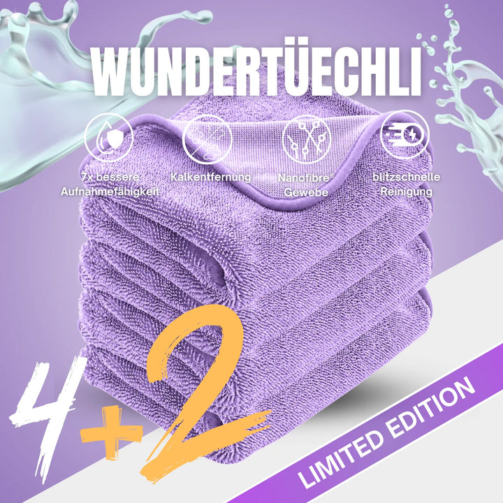 WipeLuxe™ – Hochsaugfähiges Tuch für streifenfreie Sauberkeit