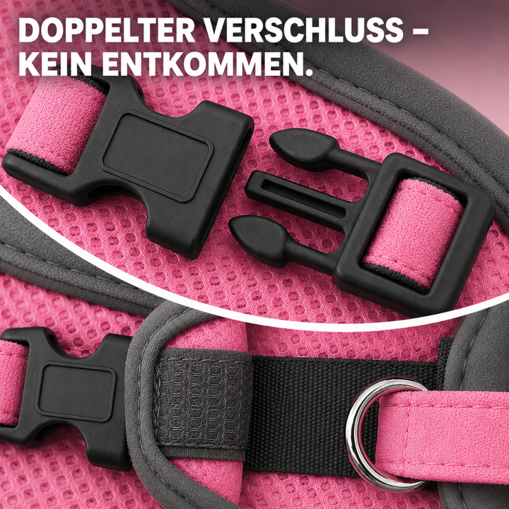 KatzenSicher™ Ausbruchsicheres Katzengeschirr mit Leine