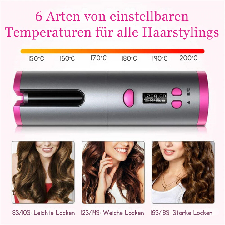 FlowCurl™ - Automatischer Lockenstab für glänzende, langanhaltende Locken