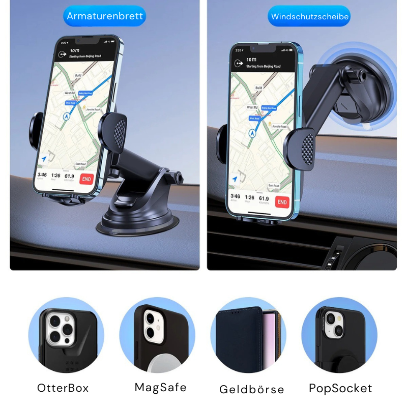 SnapHold™ - Starker Saugnapf-Handyhalter