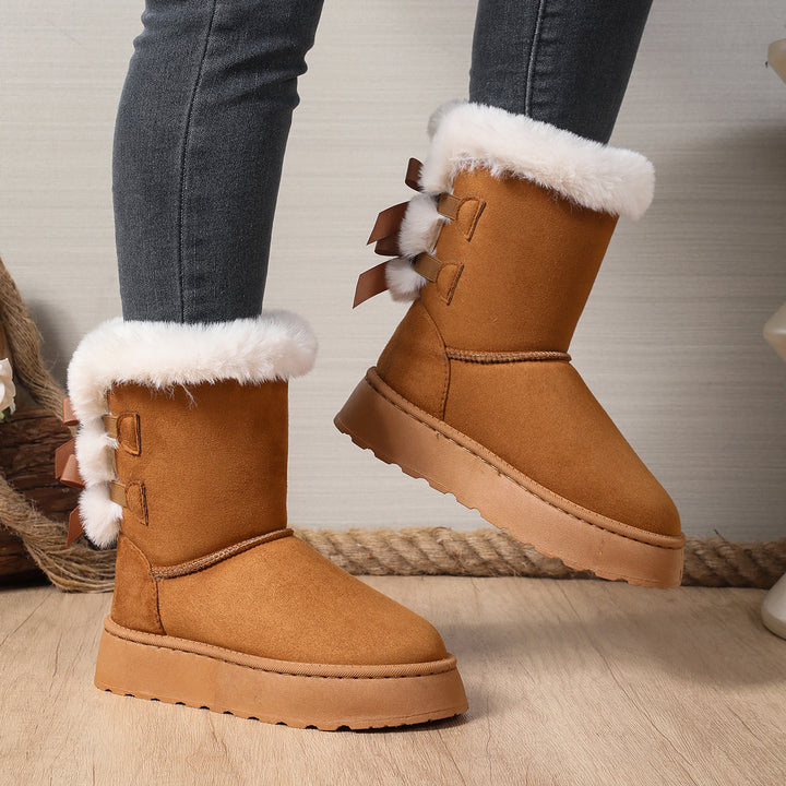 SchleifenWärme™ Gefütterte Winterstiefel mit Schleifen