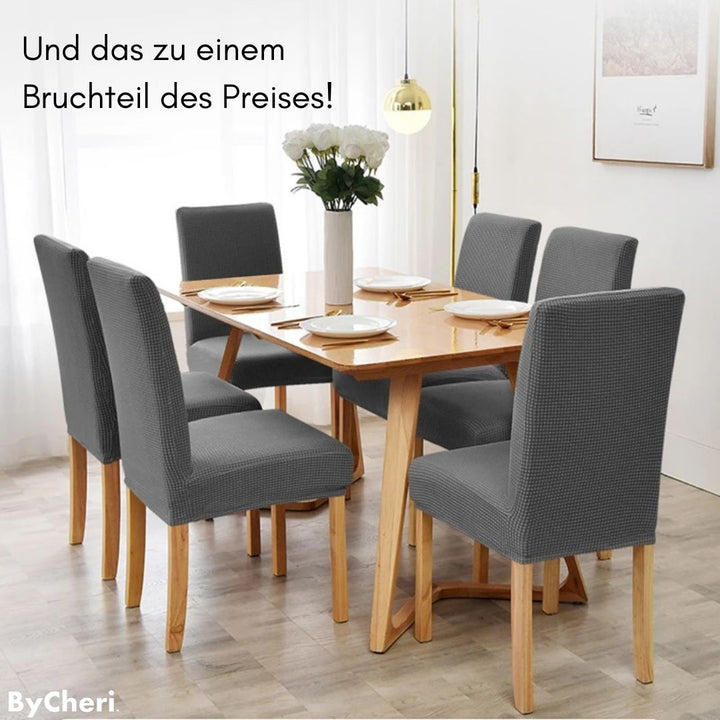 1 + 1 GRATIS HEUTE | Premium Stretch Stuhlhussen™  | Verleihen Sie Ihren alten Stühlen ein neues Leben