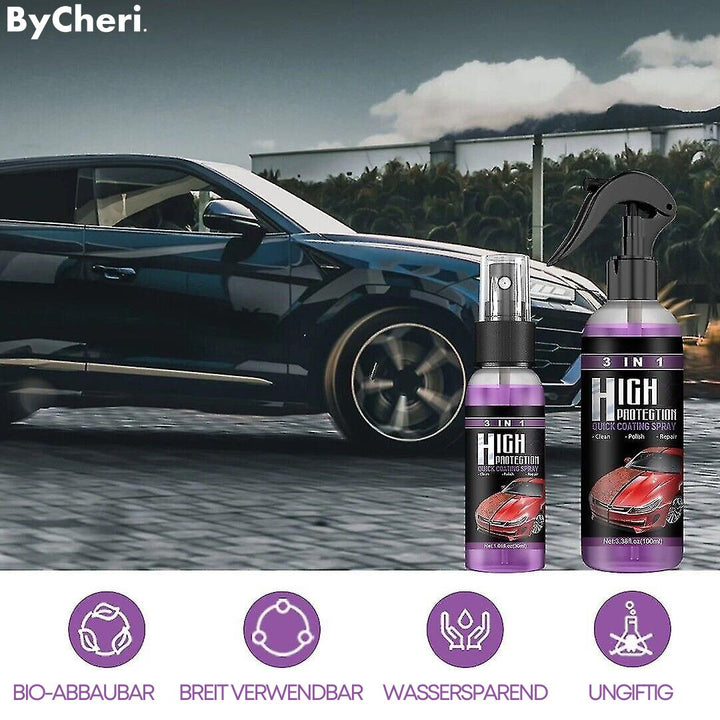 1 + 2 GRATIS HEUTE | 3-in-1 CarSpray™ | Reinigt, restauriert und schützt Ihr Auto!