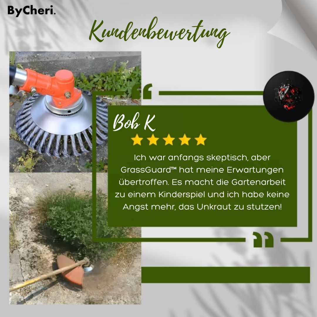 50% RABATT TEMPORÄR | GrassGuard™ | Trimm Unkraut & Gras im Handumdrehen!