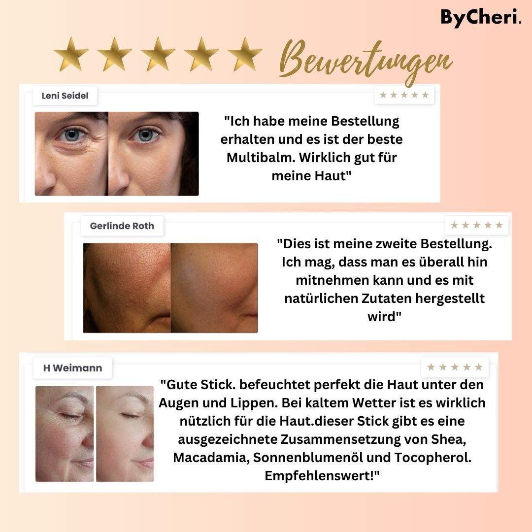 1 + 1 GRATIS HEUTE | MultiBalm™ - Anti-Falten-Hauterneuerungsbalsam