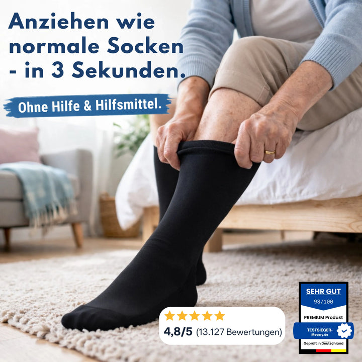 Mevery Classics Kompressionsstrümpfe lindern müde, schmerzende Beine