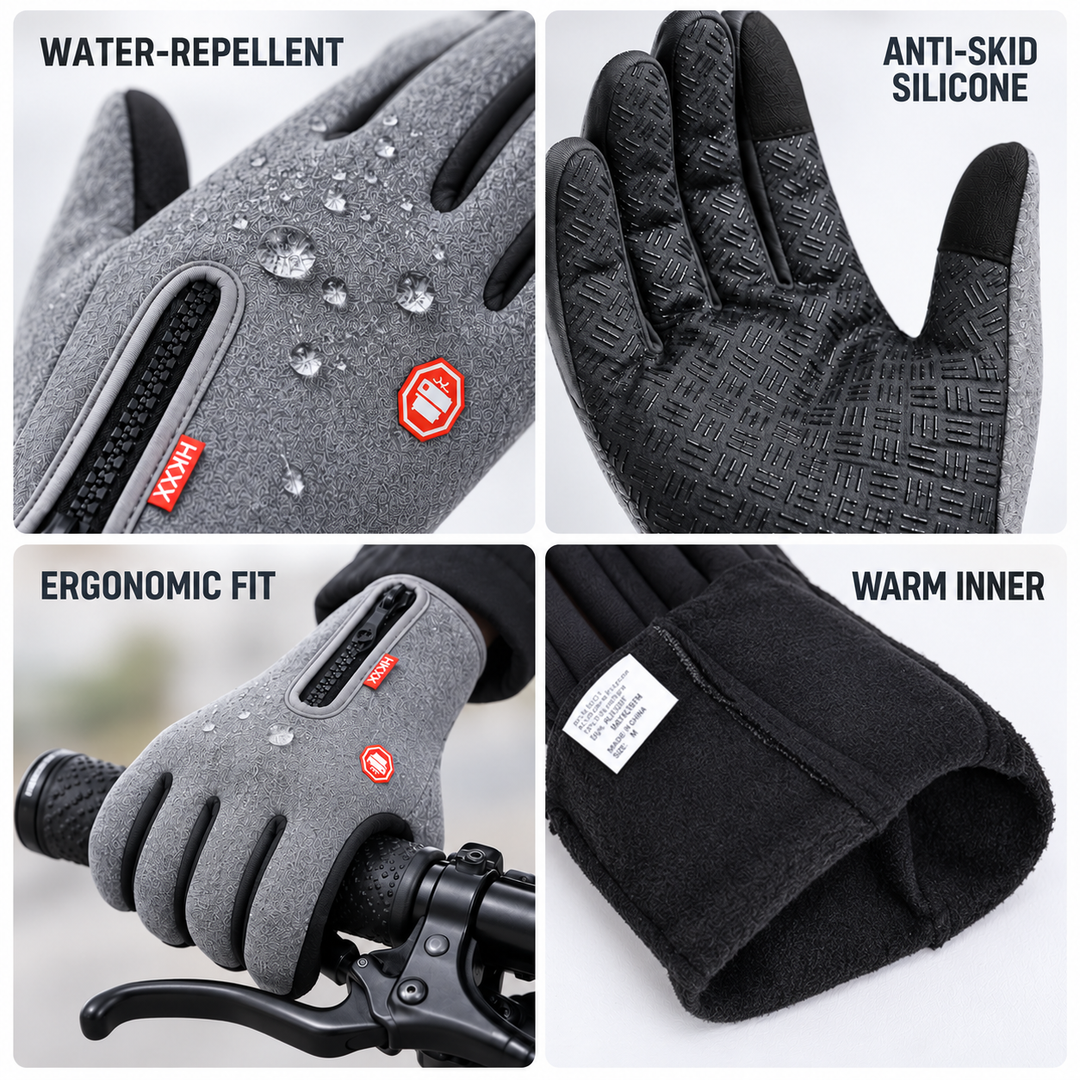 FrostGrip™ Wasserdichte Thermo-Touchscreen-Handschuhe