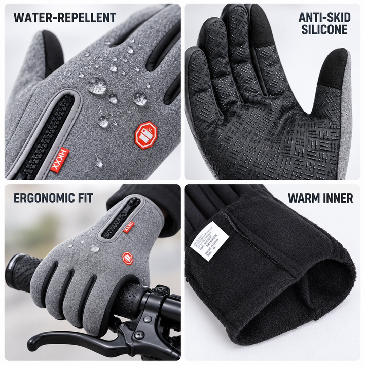 FrostGrip™ Wasserdichte Thermo-Touchscreen-Handschuhe