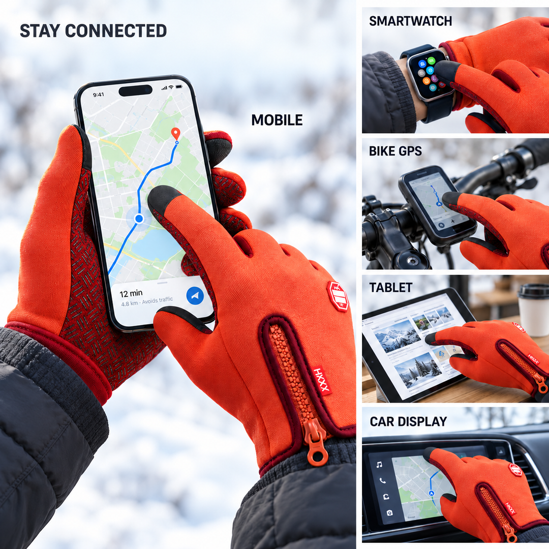 FrostGrip™ Wasserdichte Thermo-Touchscreen-Handschuhe