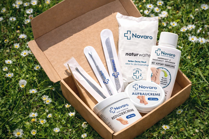 Novaro™ | Hand & Fußpflegebox | Hornhaut Entferner für glatte Füße in 20 Minuten