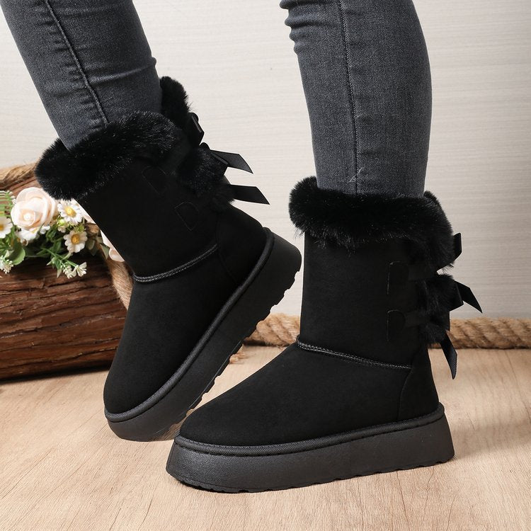 SchleifenWärme™ Gefütterte Winterstiefel mit Schleifen