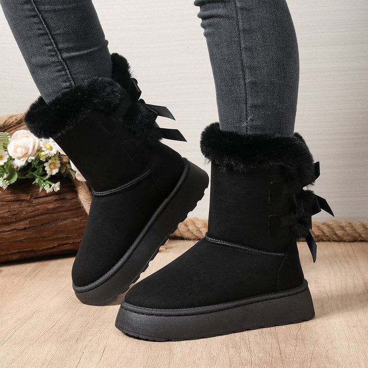 SchleifenWärme™ Gefütterte Winterstiefel mit Schleifen