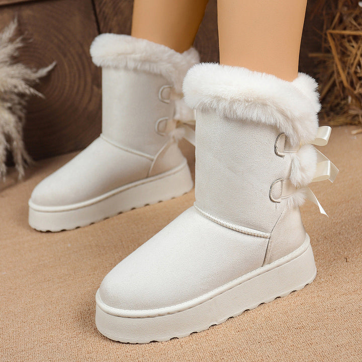 SchleifenWärme™ Gefütterte Winterstiefel mit Schleifen