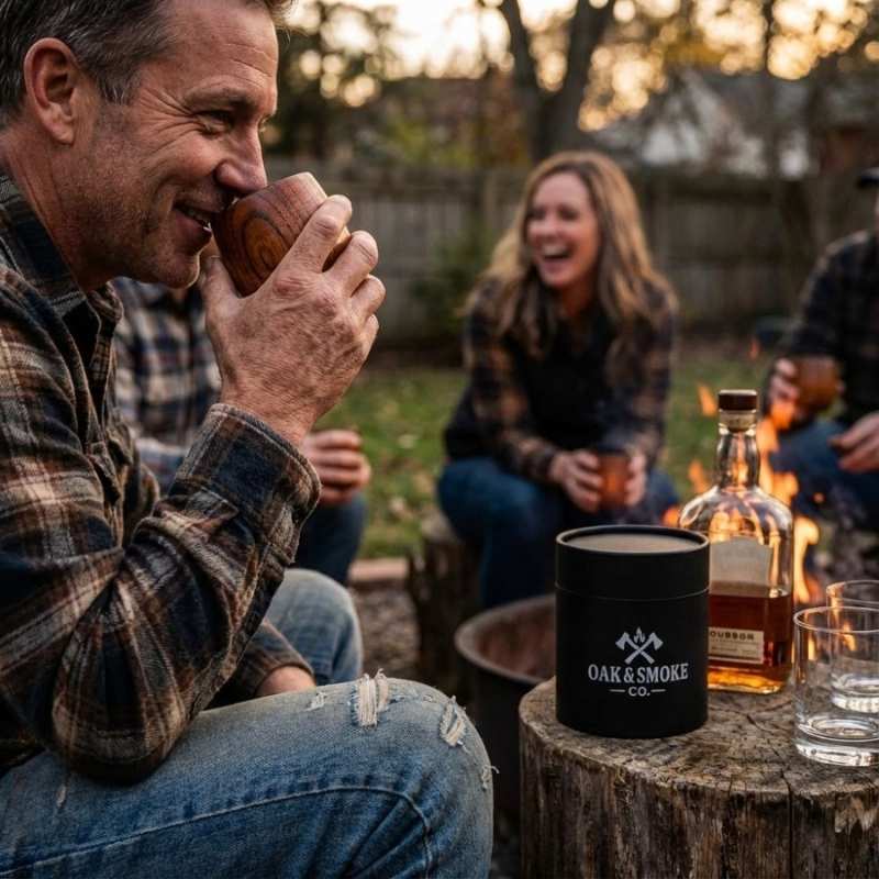 Handgefertigter Whiskybecher aus Holz – Sonderangebot zum Memorial Day