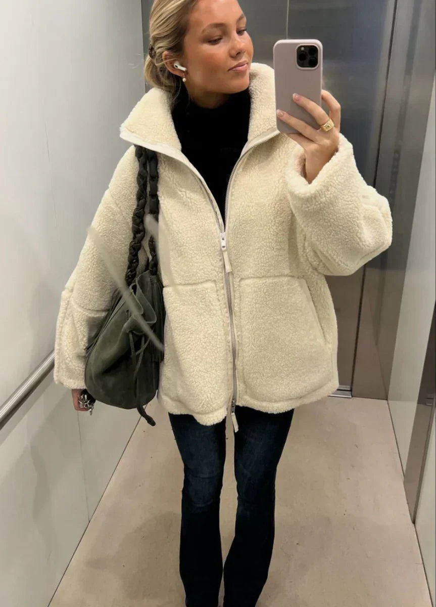 KuschelLuxe™ Weiche Teddyjacke für Damen