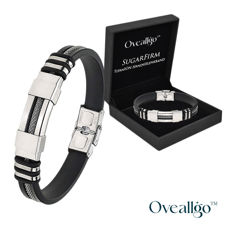 SugarFirm TitanION Handgelenkband  Magnetisches Armband für Balance & Energie