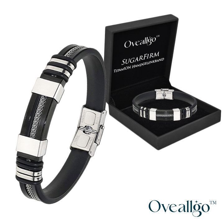 SugarFirm TitanION Handgelenkband  Magnetisches Armband für Balance & Energie