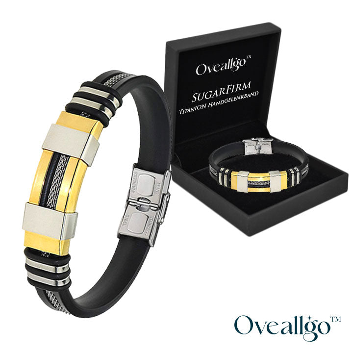 SugarFirm TitanION Handgelenkband  Magnetisches Armband für Balance & Energie
