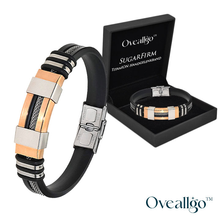 SugarFirm TitanION Handgelenkband  Magnetisches Armband für Balance & Energie