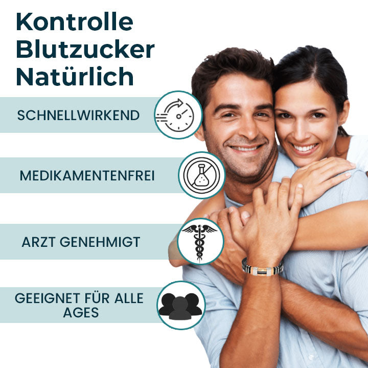 SugarFirm TitanION Handgelenkband  Magnetisches Armband für Balance & Energie