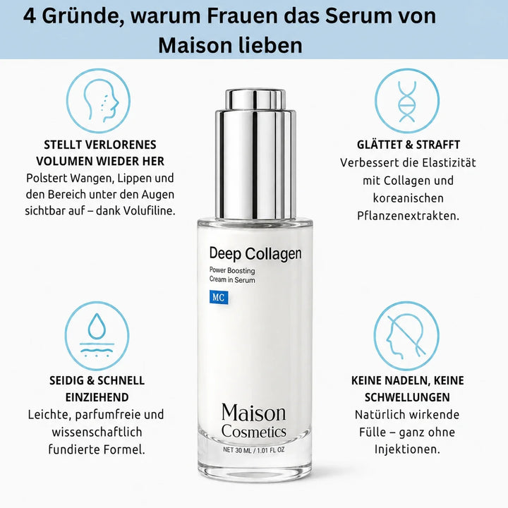 HautVolumen™ Koreanisches Kollagen-Serum für reife Haut