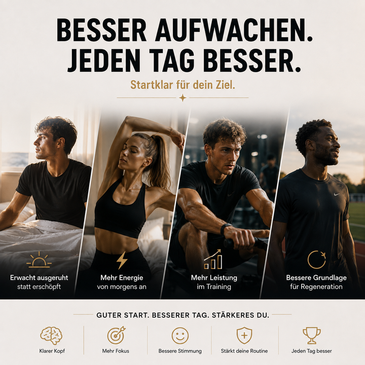WakeLuxe™ – Lautloser Vibrationswecker für angenehme Morgenroutinen