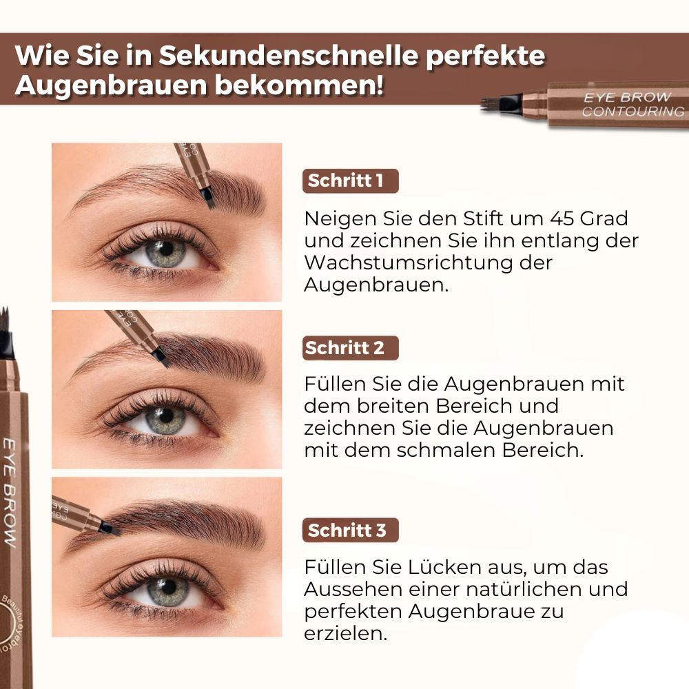 BrowElegance™ – Microblading-Augenbrauenstift, präzise, natürlich & langanhaltend [1 + 1 Gratis]