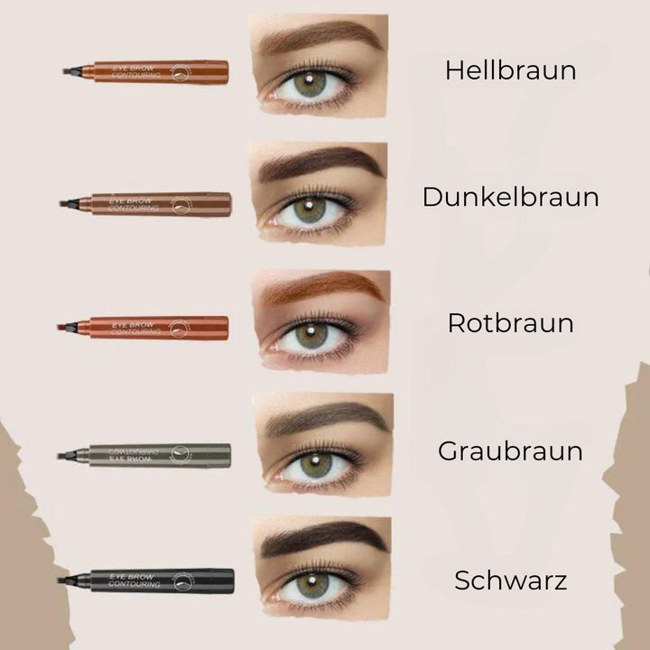 BrowElegance™ – Microblading-Augenbrauenstift, präzise, natürlich & langanhaltend [1 + 1 Gratis]