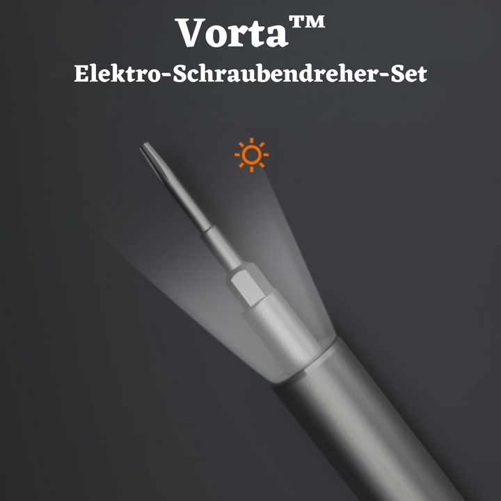 Vorta - Elektro-Schraubendreher der dir Zeit und Kraft spart!