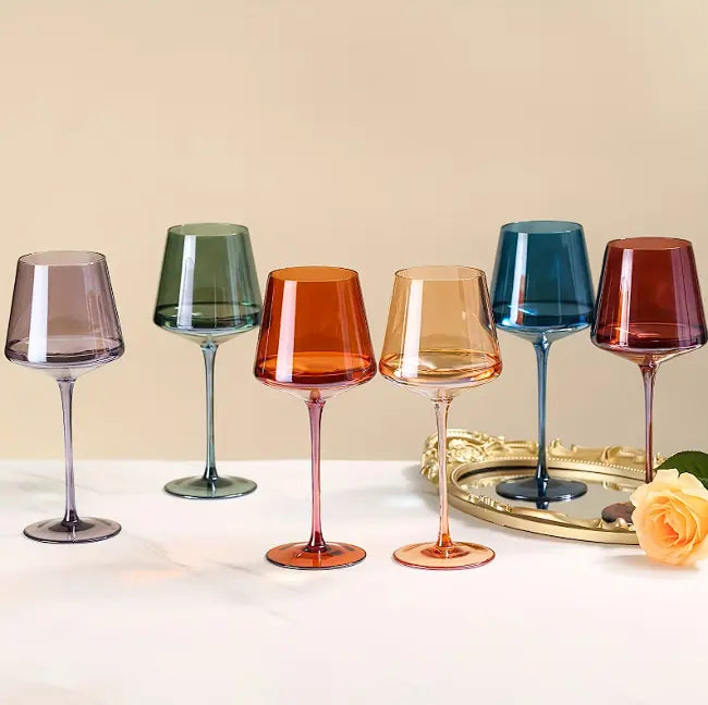 Prismate™ - Elegantes Kristall-Weinglas-Set (6 Stück)