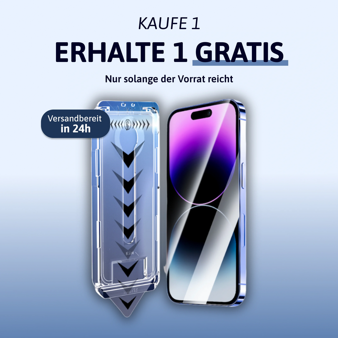 EvoShield™ 3-in-1-Displayschutz für das iPhone mit 9H-Schutz