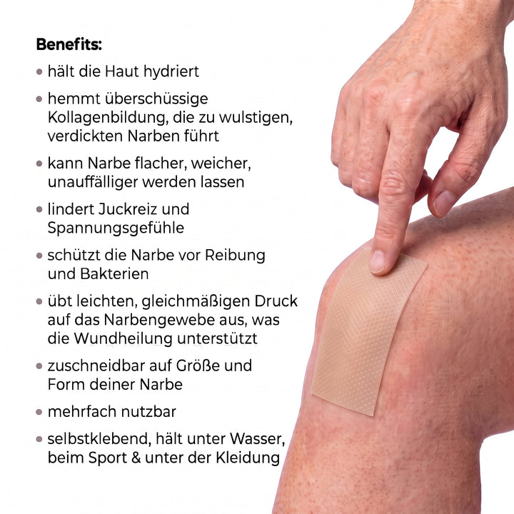 NarbenSanft™ Silikon-Narbenpflaster